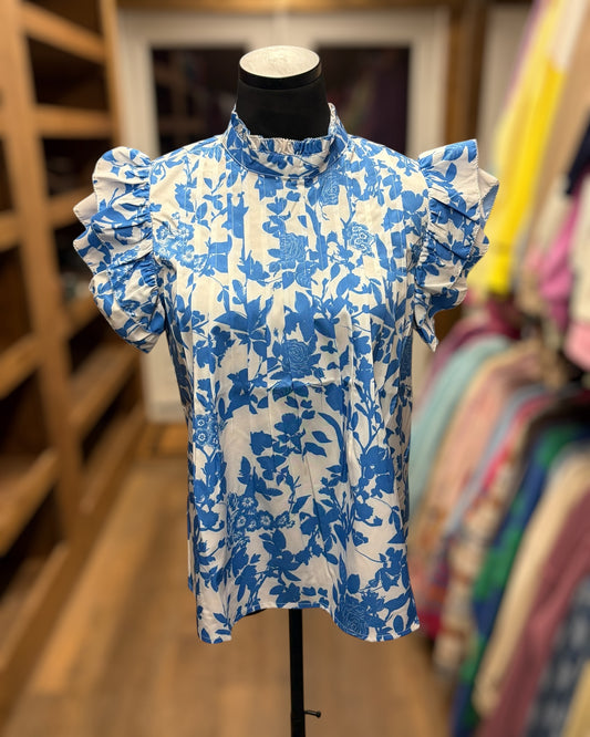 Flutter Floral Top