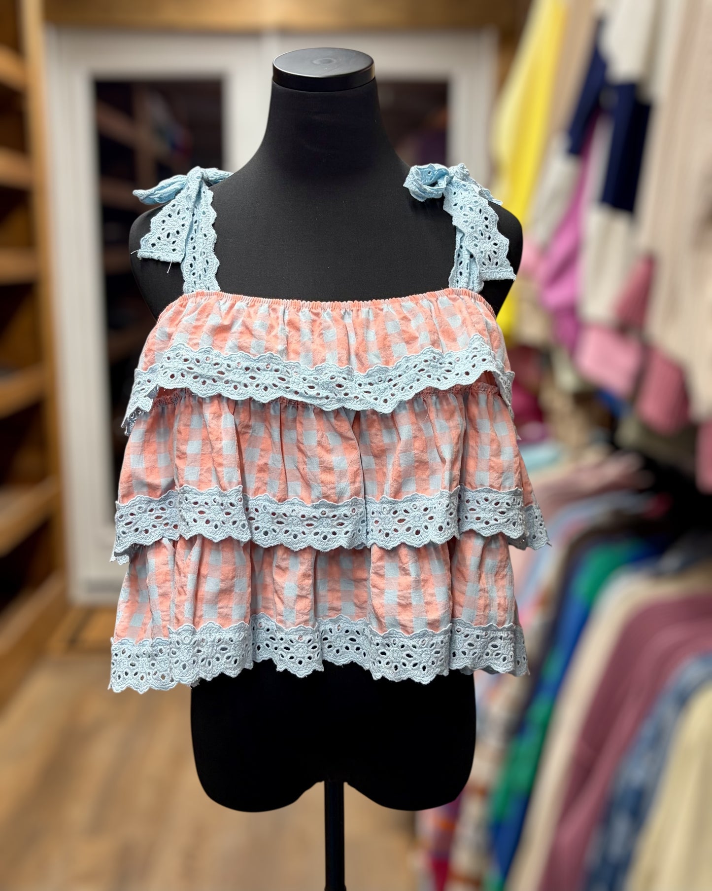 Lace Tiered Tank