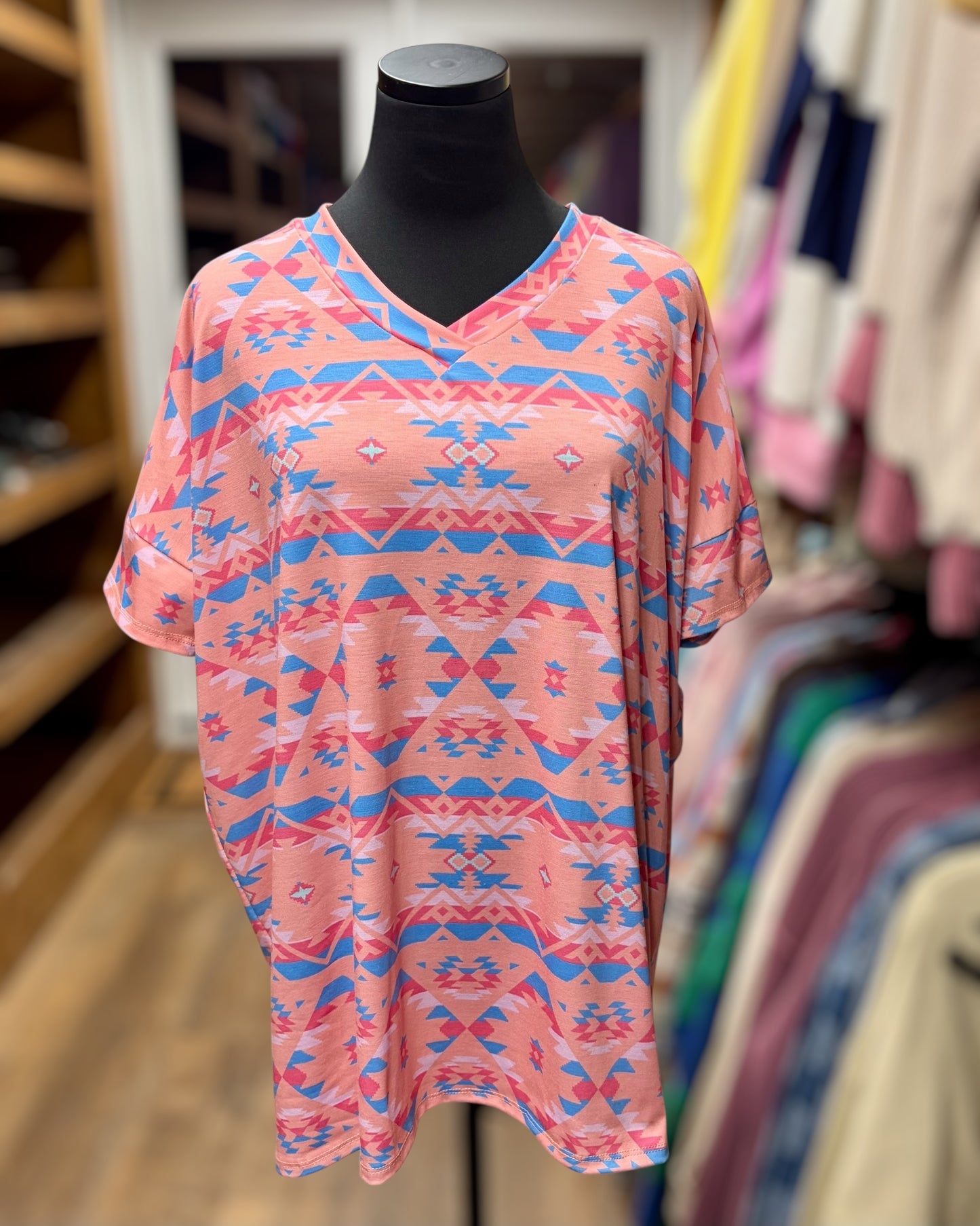 The Southwest Top - Peach