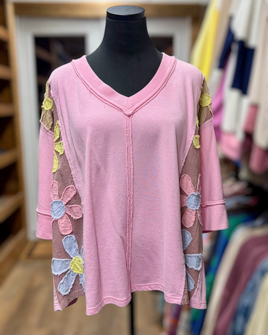 The Margo Pink Top