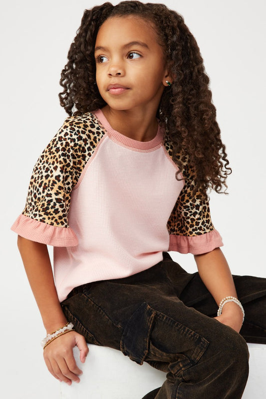 Girls Cheetah Top