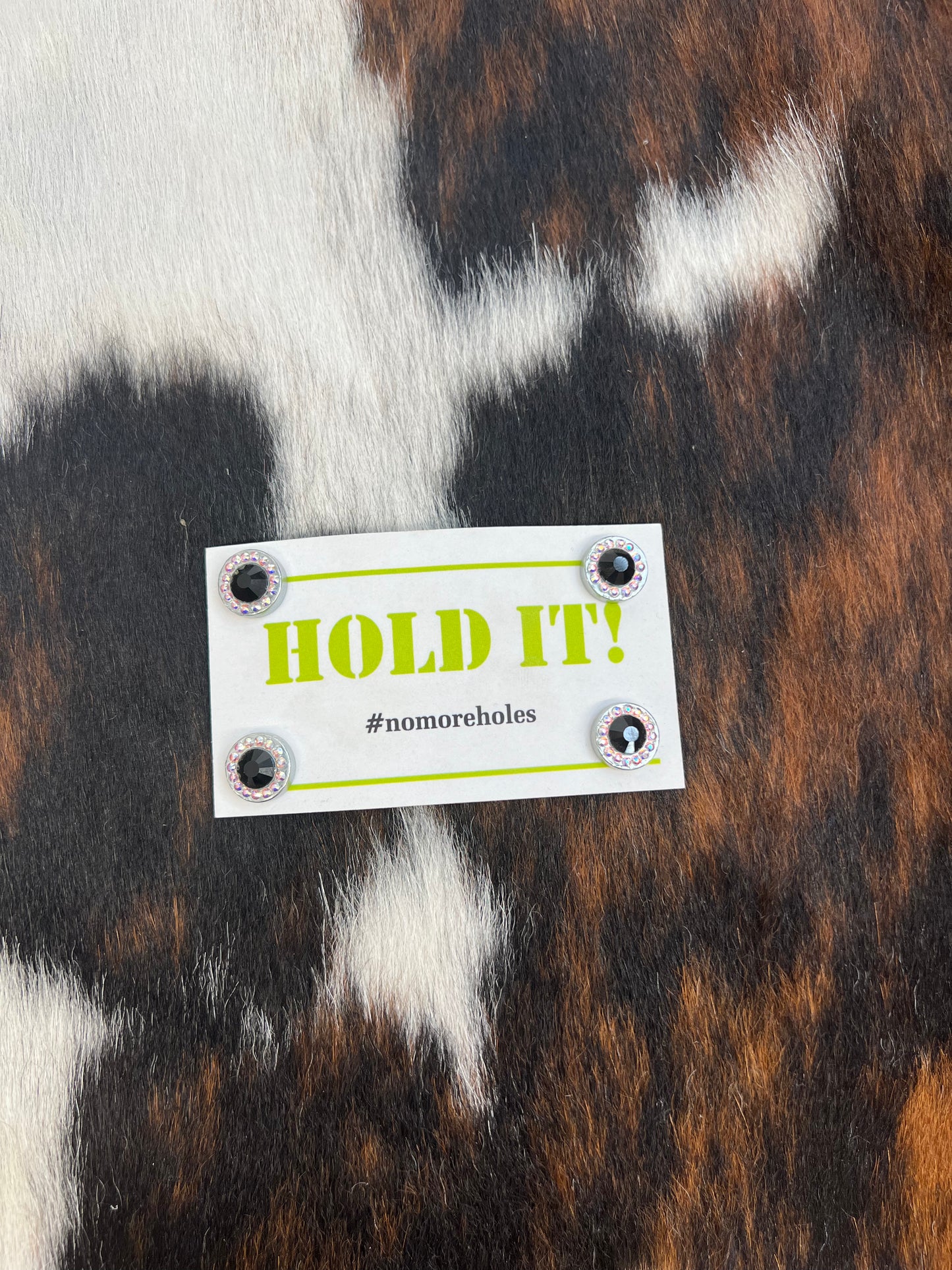 Hold It! Magnetic Number Holders - Black/AB