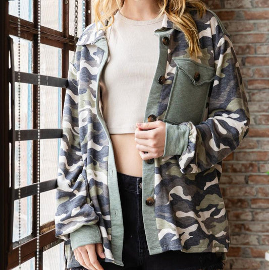 Miranda Camo Shacket