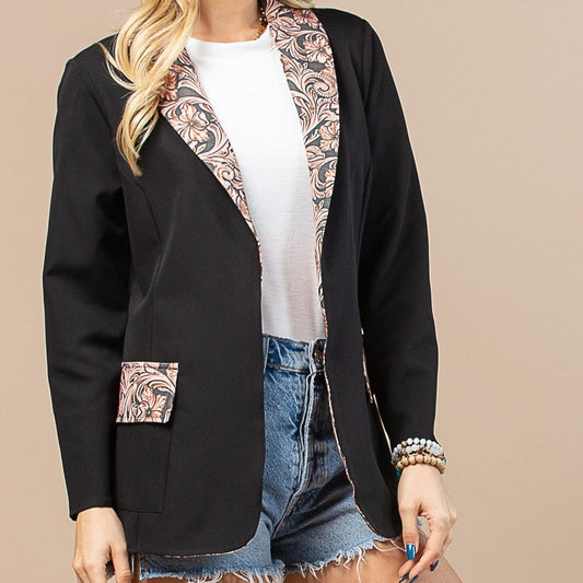 Tooled Western Blazer