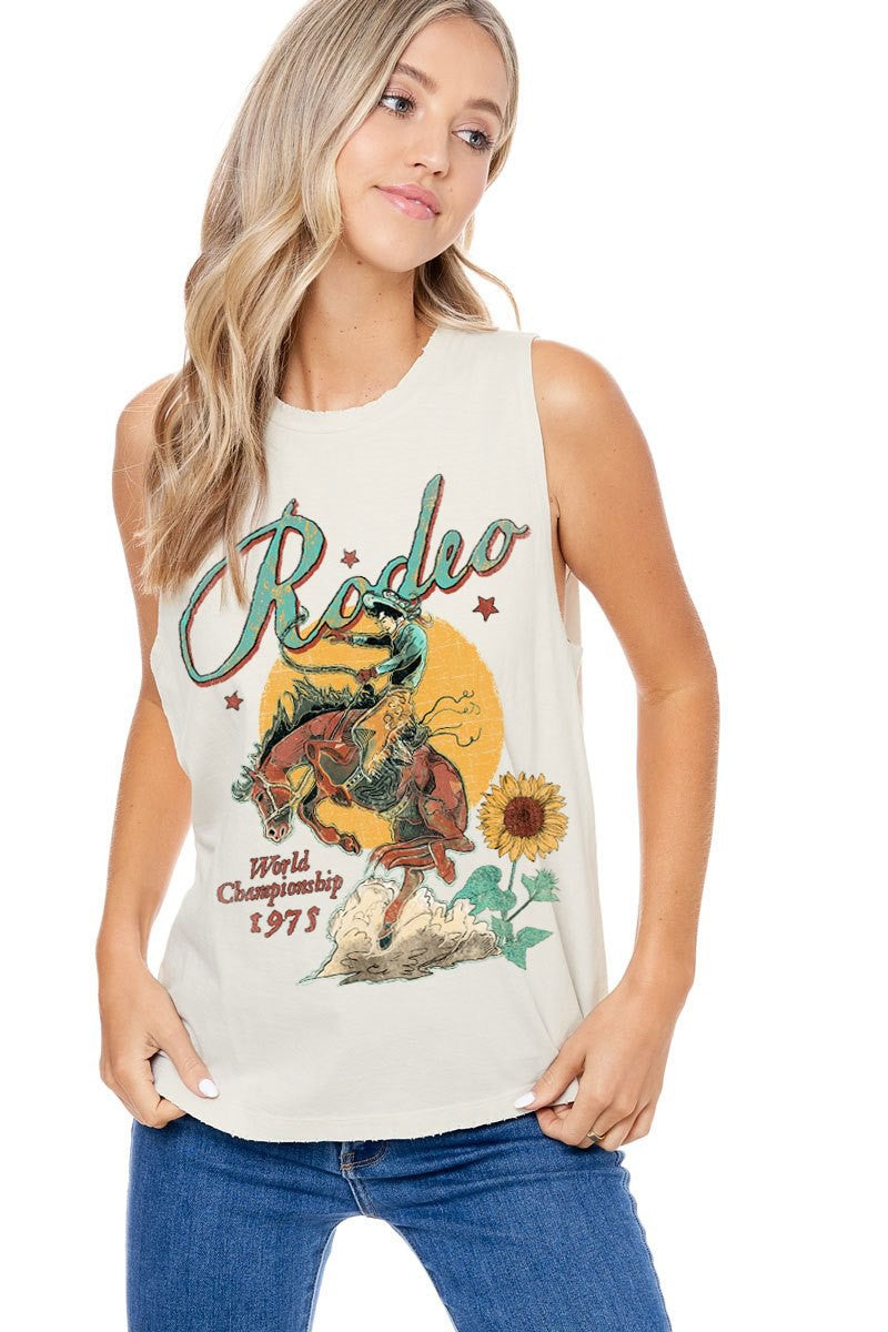 Rodeo World Champion Tank – Get Western Boutique + Tack