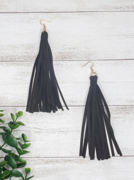 The Black Better In Boots Earrings