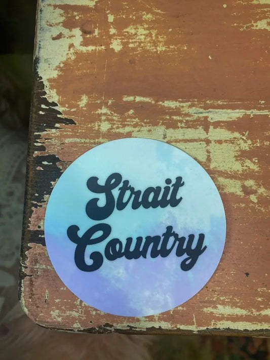 Sticker - Straight Country