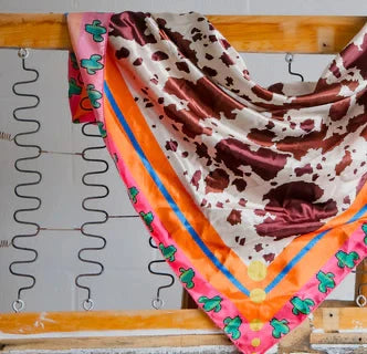 Cowhide Cactus Wild Rag