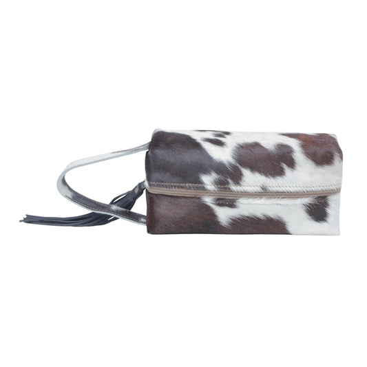 Cowhide Cosmetic Travel Bag